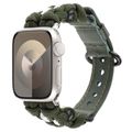 Paracord Genuine Leather Watch Band, For Apple ...