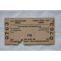 1969 British Railways Board ticket 2nd forces l...