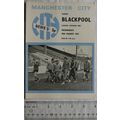 1970 programme Manchester City v. Blackpool