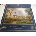 Thomas Kinkade 1000 piece jigsaw puzzle FOXGLOV...