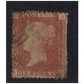 1858/79 1D RED PLATE (79) CORNER LETTERS(G.A)F/...
