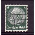GERMANY 1933 SG497B 6pf GREEN PRESIDENT VON HIN...