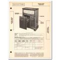 airline model 74kr2706b 6-tube am radio phono s...