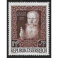 Mi 884 (**): 1 S. 40 + 70 gr. lilac-brown 80th ...