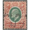 East Africa & Uganda Prot 1907 SG41 50c Grey-Gr...