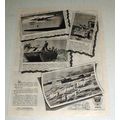 1944 WWII Ethyl Gasoline Ad w/ Bombers, Tank