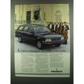 1985 Peugeot 505S Station Wagon Ad - Carry This Tune