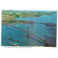 FORTH BRIDGES, SCOTLAND ..unused vintage postca...
