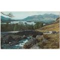 Postcard Ashness Bridge and Derwentwater, Keswi...