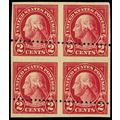 554a, Mint NH 2¢ Imperforate Between Error Bloc...