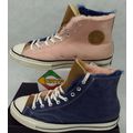 New Mens 11.5 Converse Chuck 70 Hi Navy Pink Le...