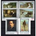 Romania 2705-2710 MNH Paintings Farm Animals Ni...