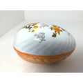 Norleans Japan Egg Shaped Trinket Box Dish /Por...