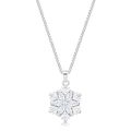 2.04Ct Rhodium Brilliant Marquise Snowflake Pen...