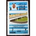 Qatar 1974 2nd Ann Sheikh Khalifa's Accession 2...