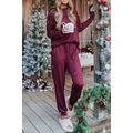 Long Sleeve Pullover and Jogger Pants Lounge Set
