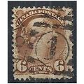 Canada 1890 SG107 6c Deep Chestnut Good Used