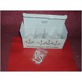 FLOATING GLASS OIL LAMPS x 4 (23/01)