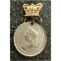 British Queen Victoria Jubilee Medal + Crown 18...