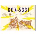 kox-5331 jack graham lemon grove calif 1960s cb...