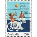 AUSTRALIA, International Year of Disabled People, blue 1981, 24c, #4