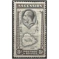 Ascension Island 1934 SG27 8d Black & Sepia Mou...