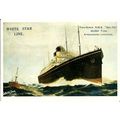White Star Line RMS BALTIC Art Postcard (Liverp...