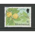Montserrat 2001 Fruit $1, used. SG1204