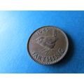 1945 GEORGE VI FARTHING FREE POST.COIN - 2. G