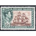 Pitcairn Is Sg6 6d Brown & Grey-Blue Fresh un m...