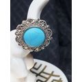 Ana Sterling Silver & Genuine Turquoise Ring