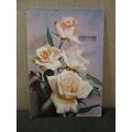 'MICHELE MEILLAND' rose flowers used postcard b...