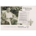Ernest Hemingway Drinking Bellantine Ale Beer Advertising Postcard