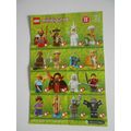 Lego Mini Figures - Series 13 - Info Sheet and ...