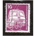 GER 1975 10pf 'TRAIN' FINE USED (EBID30-065)