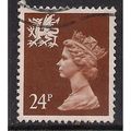 QEII GB 1991 Wales 24p Chestnut Used SG W59 Sc ...