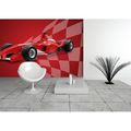 Red sports car Formula 1 style 254x183cm Large ...