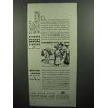 1930 Red Star Line, White Star Line Cruise Ad