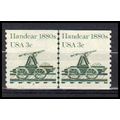 1898 3c Handcar Very Fine MNH Dry Gum CNP Left ...