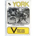 1981 programme York v. Wigan