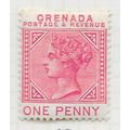 GRENADA 1887 ONE PENNY MINT MH SG40 40 SG