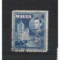 Malta.SG223a 3d St. John's Co-Cathedral (Blue)....