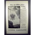 1930 Ethyl Gasoline Gas Ad - Over One Billion G...