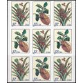 3126-3127 32c Botanicals Fine MNH BPS Blk/9 V5046