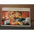 A 'HARRIET' SAUCY HUMOUR POSTCARD used vintage ...