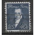 USA 1968 PROMINENT AMERICANS 40c BLACK TOM PAIN...