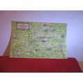 MAP, SHAKESPEARE'S COUNTRY. STRATFORD-UPON-AVON...