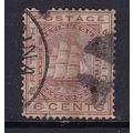 BRITISH GUIANA 1876-79 WMK CROWN CC 6c PERF 14 ...