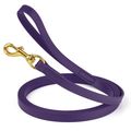 Dog Pet Leash Violet Purple w/ Brass Hardware W...