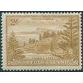 Norfolk Island 1947 2s yellow-bistre SG12 unused